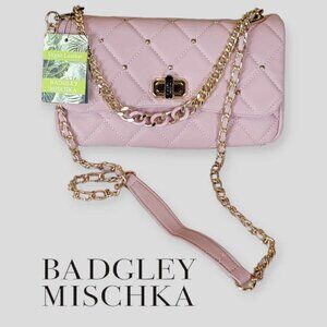 Badgley Mischka Pink Crossbody Bag